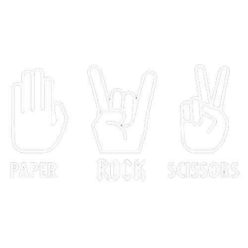 Paper Rock Scissors Sign Language T-Shirts