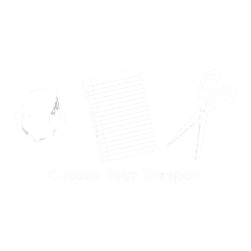 Choose Your Weapon Rock Paper Scissors T-Shirt