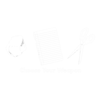 Choose Your Weapon Rock Paper Scissors T-Shirt