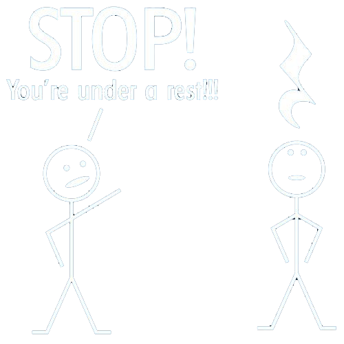 Stop You're Under A Rest T-Shirt - Graphic T-Shirts