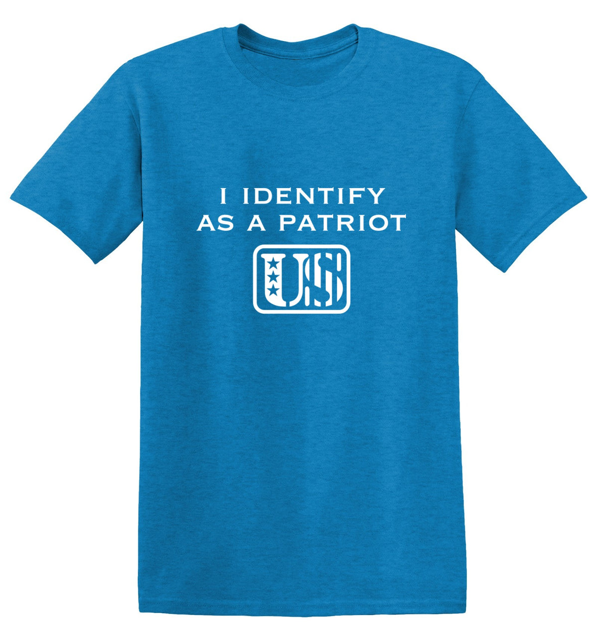 Funny T-Shirts design "I Identify As A Patriot US"