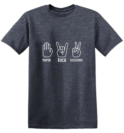 Paper Rock Scissors Sign Language T-Shirts - Bad Idea T-shirts
