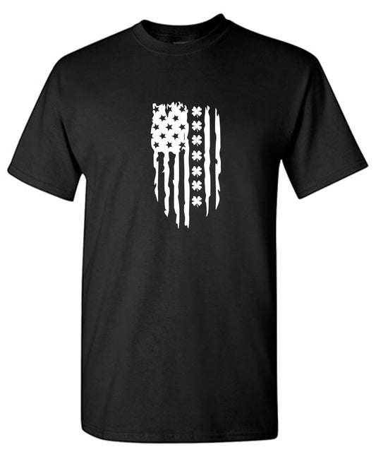 Funny T-Shirts design "FLAG IRISH"