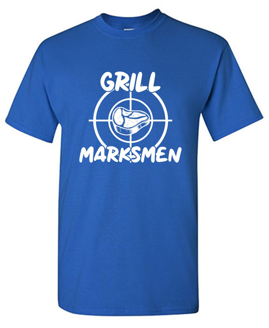Funny T-Shirts design "Grill Marksmen"