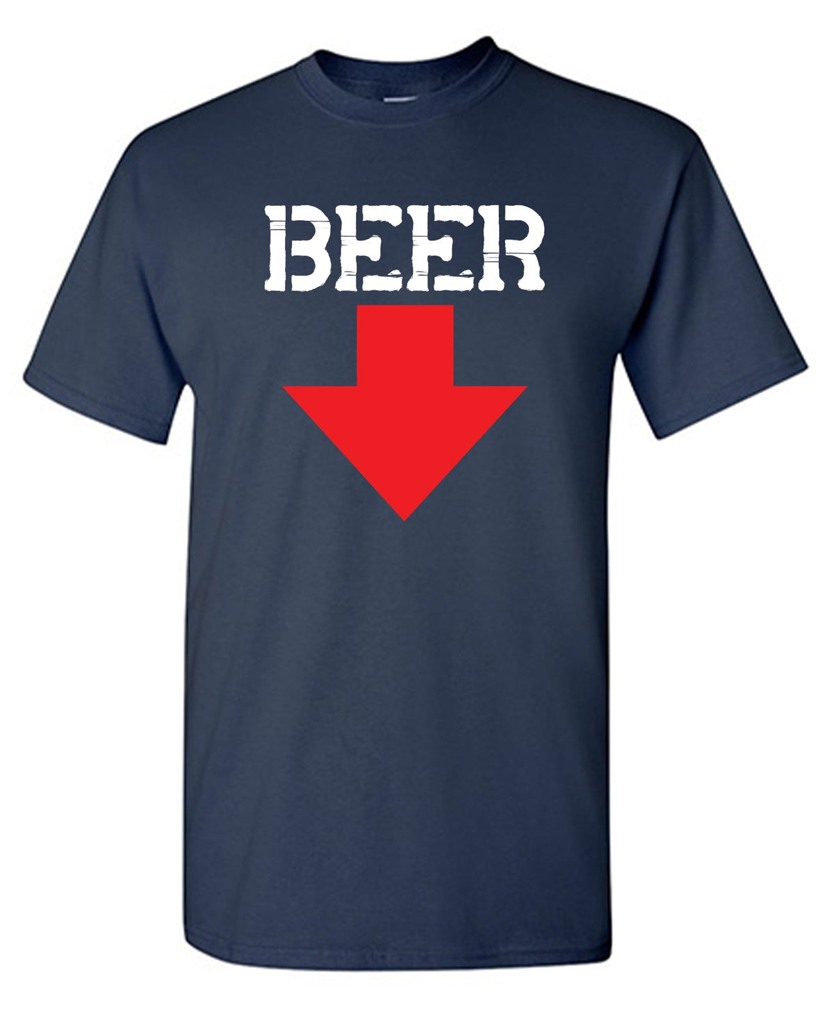 Funny T-Shirts design "Beer Down"