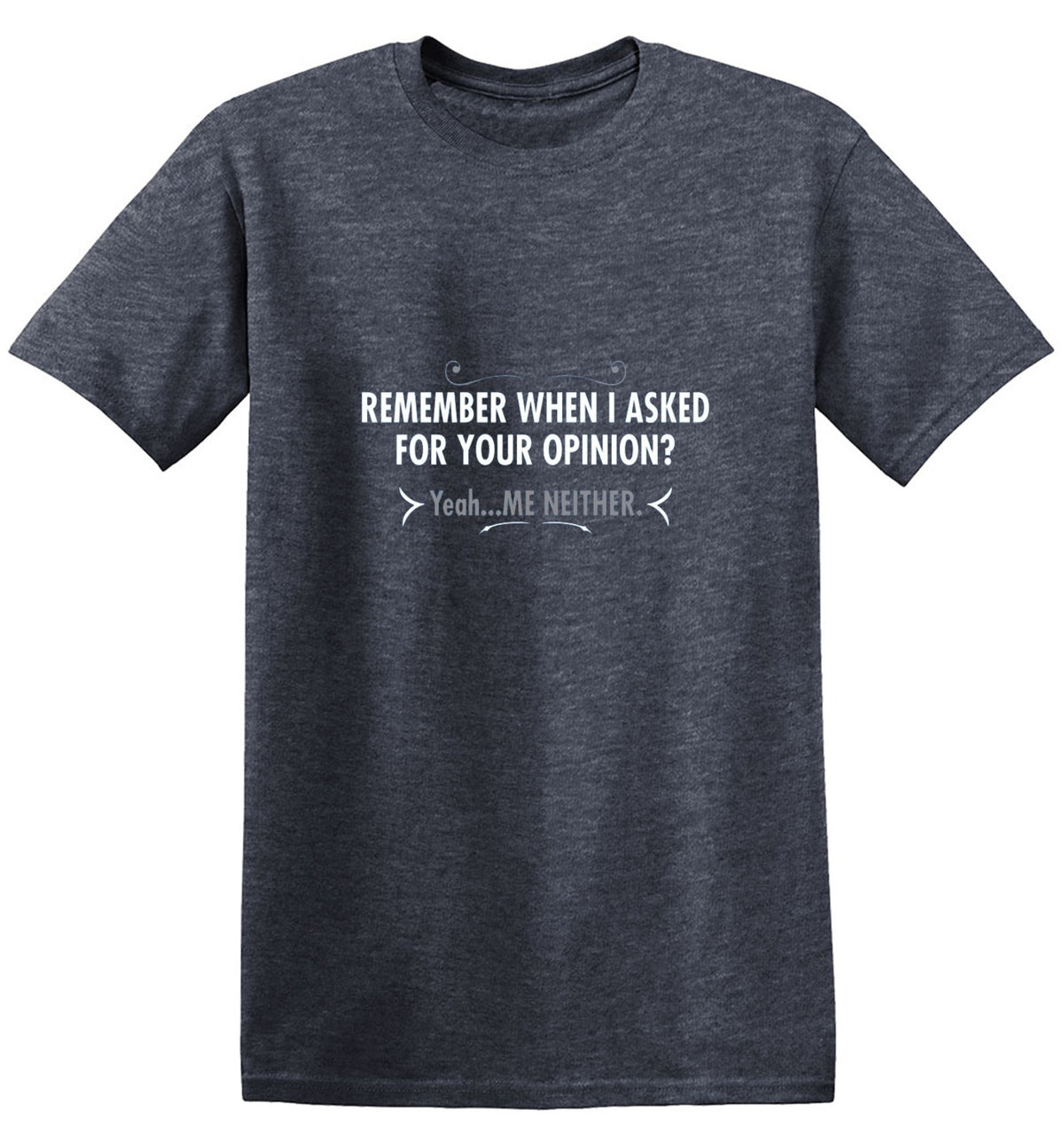 When I Asked For Your Opinion? T-Shirt - Bad Idea T-shirts
