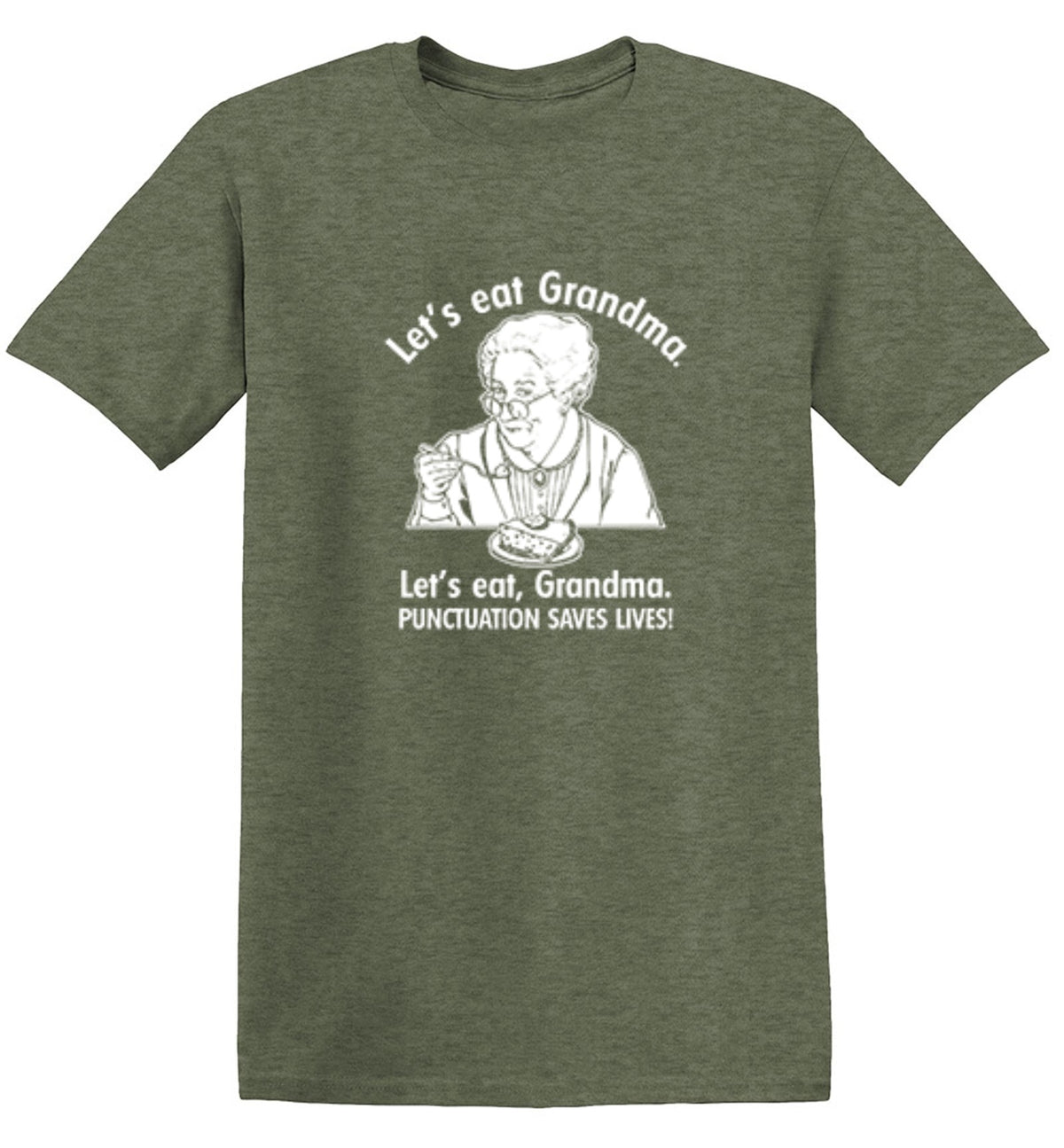 Eat Grandma Punctuation Saves Lives T-Shirt - Bad Idea T-shirts