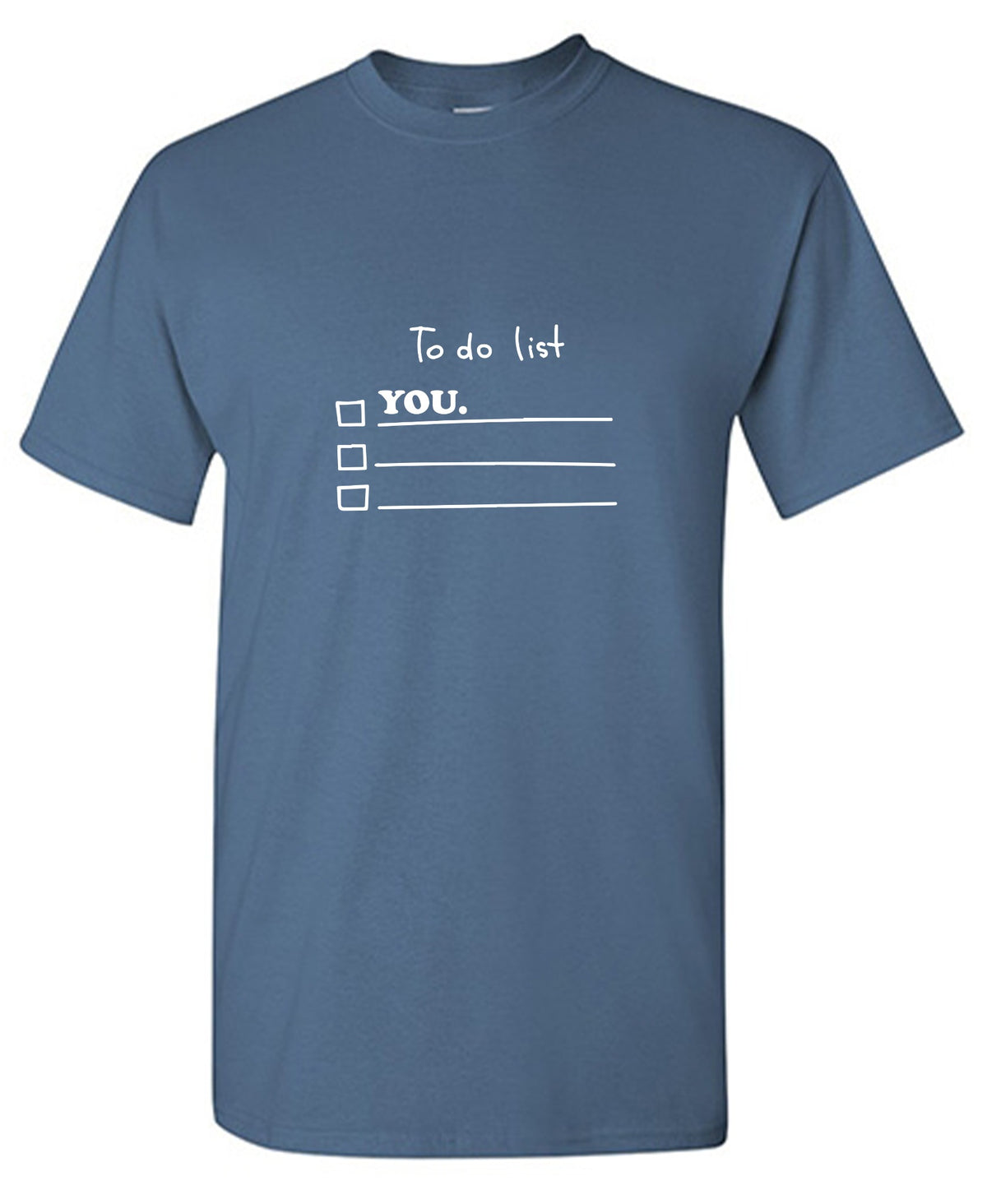 Funny T-Shirts design "To Do List"