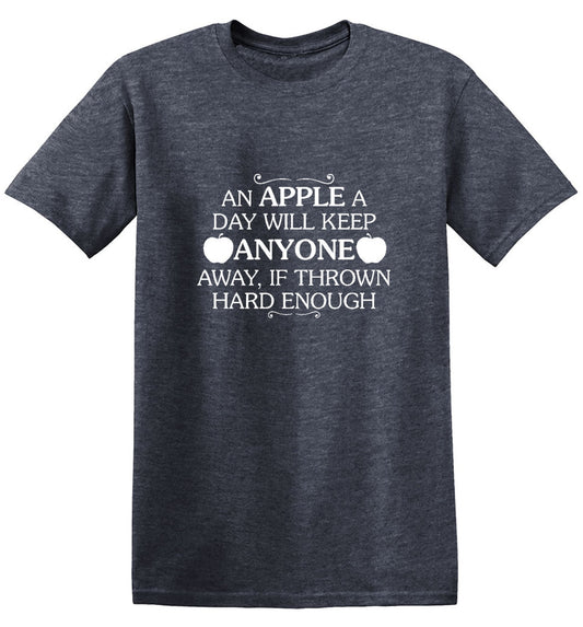 An Apple A Day Will Keep Anyone Away If Thrown Hard Enough - Roadkill T Shirts