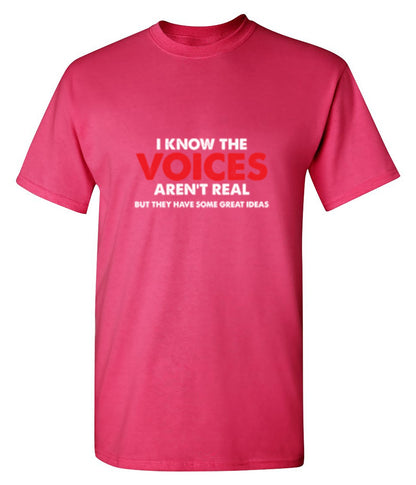 The Voices In My Head Have Great Ideas - Roadkill T Shirts