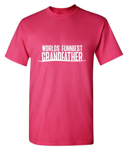 Funny T-Shirts design "Worlds Funniest Grandfather"