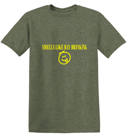 Funny T-Shirts design "Smells like Day Drinking"