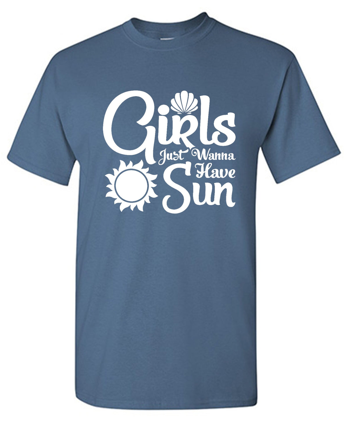Funny T-Shirts design "Girls Just Wanna Have Sun"