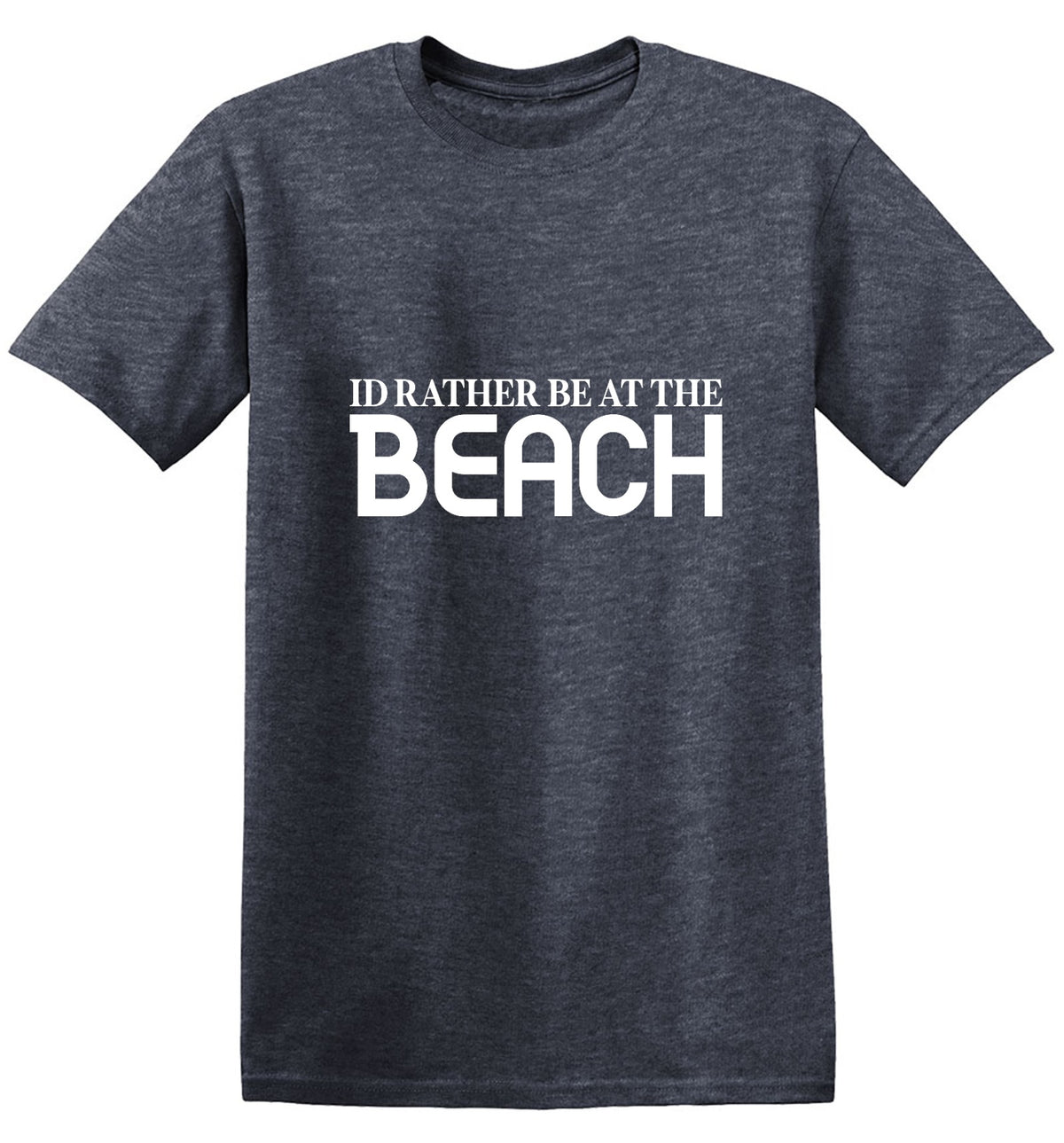 Funny T-Shirts design "I'd Rather be at The Beach Shirt"