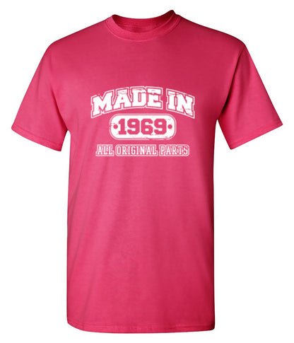 Made in 1969 All Original Parts - Roadkill T Shirts