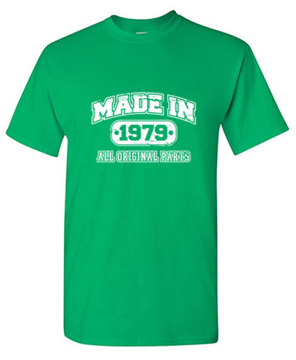 Made in 1979 All Original Parts - Roadkill T Shirts