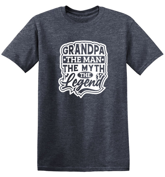 Funny T-Shirts design "Grandpa, The Man, The Myth, The Legend"