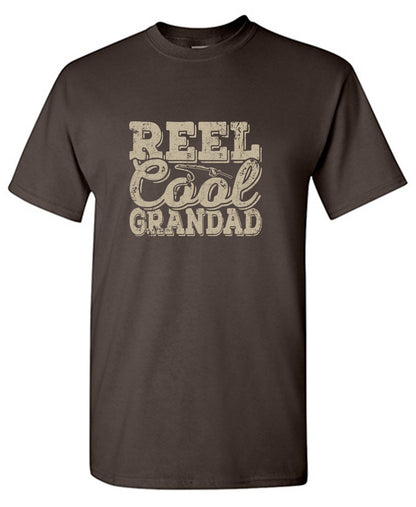 Reel Cool Grandad Fathers Day T Shirt