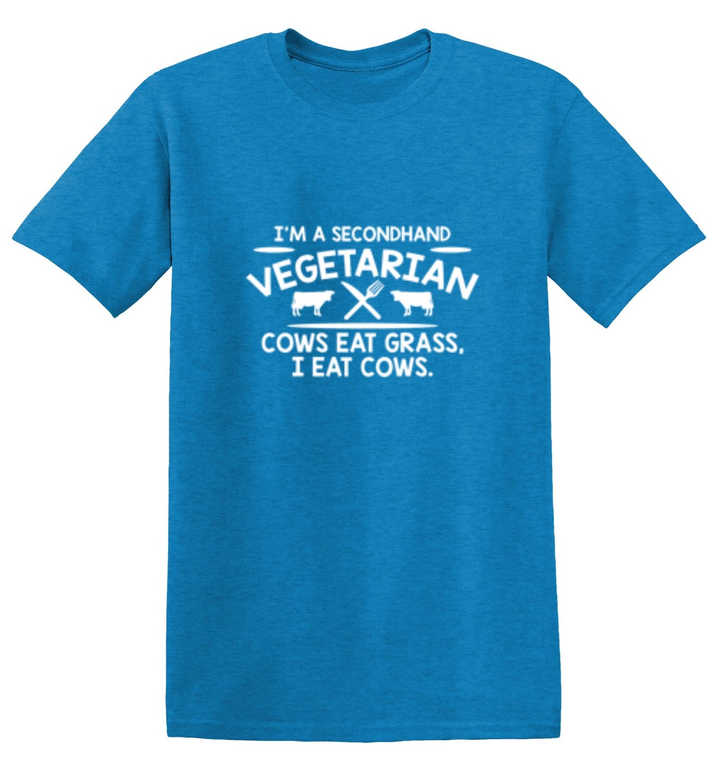 I'm A Second Hand Vegetarian T-Shirt - Roadkill T Shirts