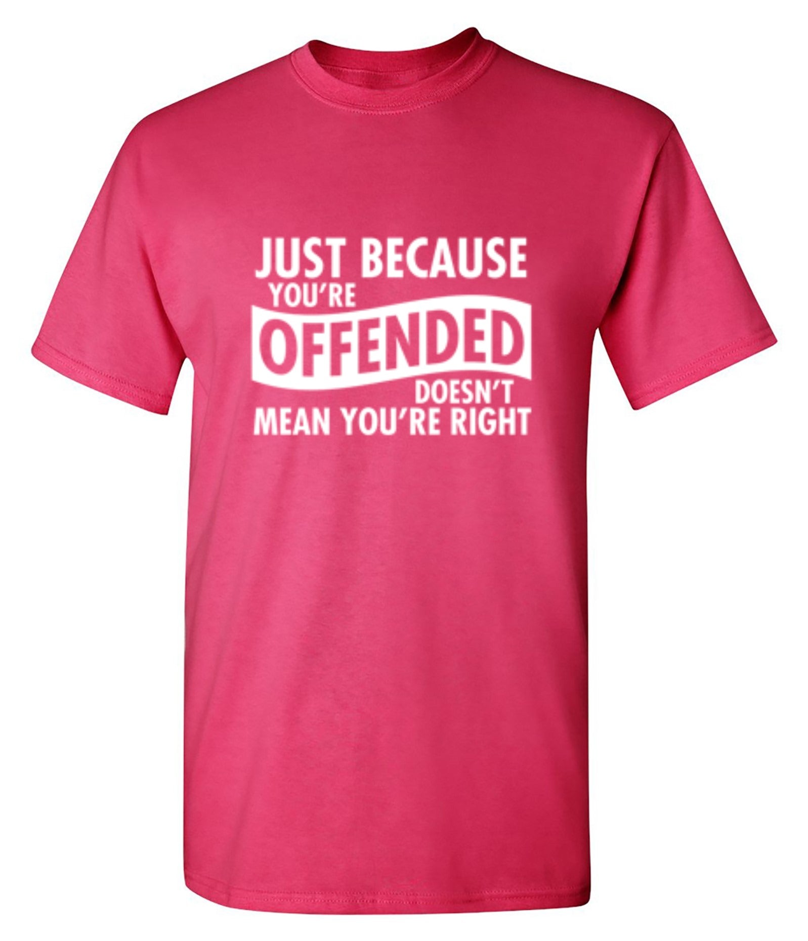 Just Because Your Offended Doesn't Mean T-Shirt - Roadkill T Shirts