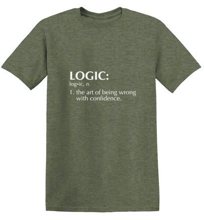 Logic: The Art Of Being Wrong T-Shirt - Bad Idea T-shirts