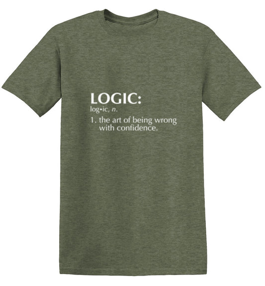 Logic: The Art Of Being Wrong T-Shirt - Bad Idea T-shirts