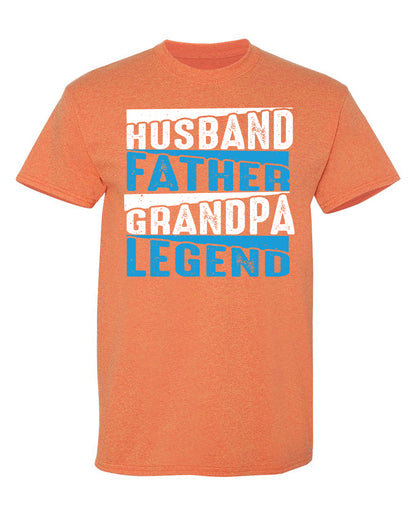 Husband Father Grandpa Legend Fathers Day T Shirt