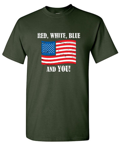Red, White, Blue And You - Roadkill T Shirts