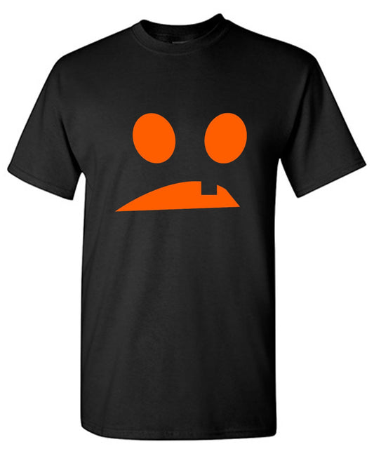 Goofy Pumpkin Emoticon - Roadkill T Shirts