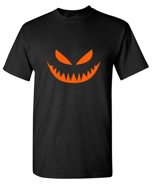 Mean Pumpkin Emoticon - Roadkill T Shirts