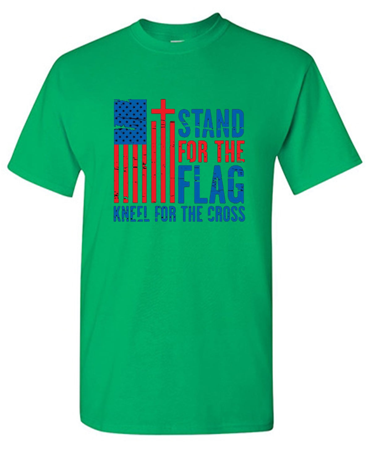 Stand For The Flag Kneel For The Cross - Roadkill T Shirts