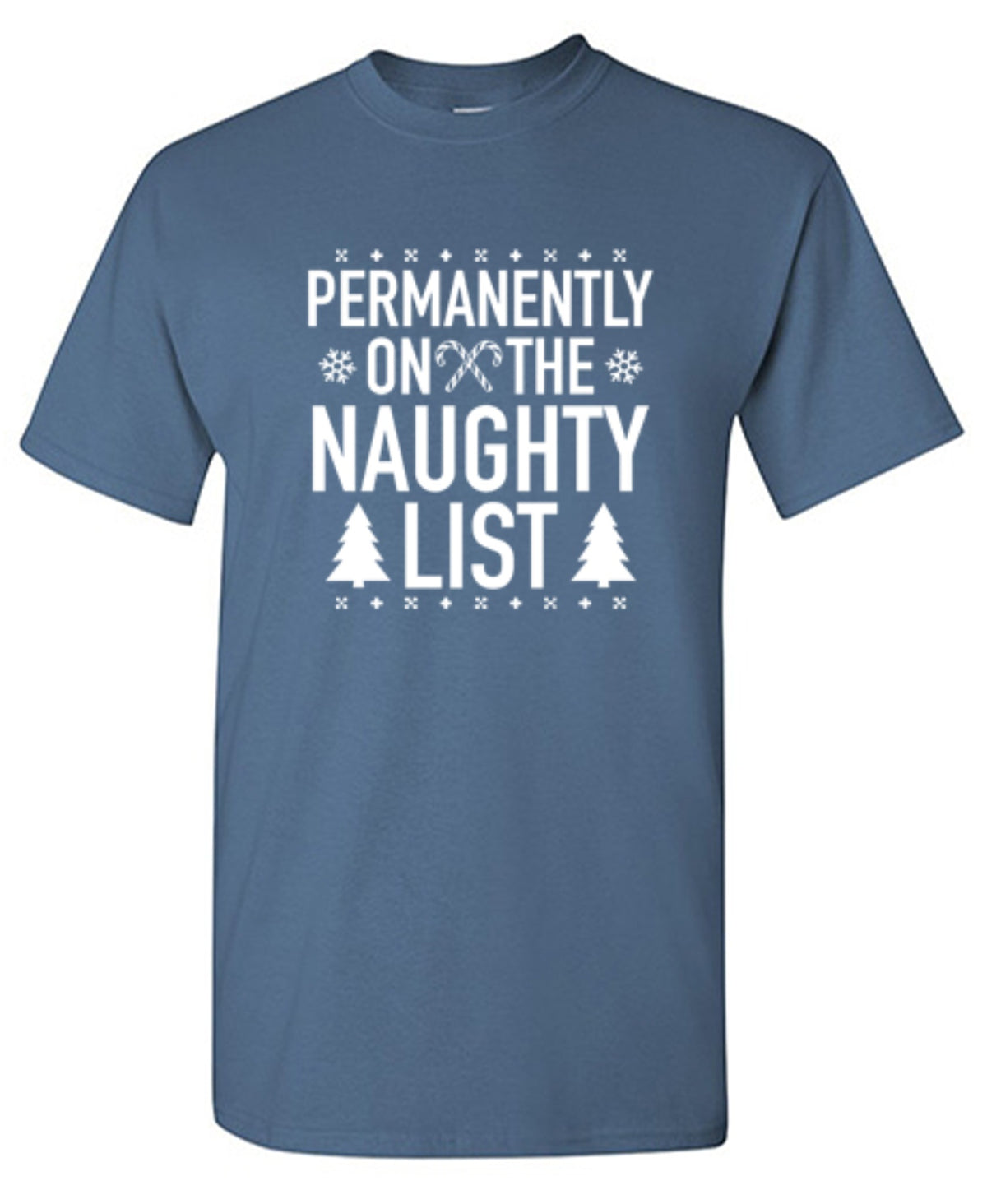 Permanently On The Naughty List T-shirt | Bad Idea T-shirts