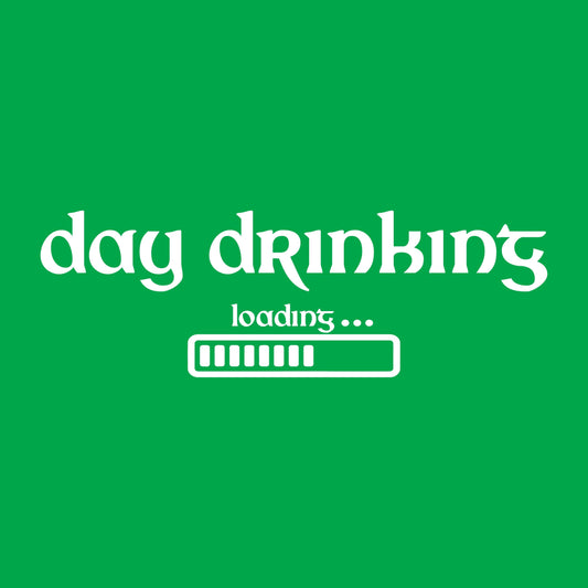 Funny T-Shirts design "Day Drinking Loading…"
