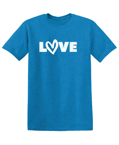 Love Heart Valentine Day T Shirt