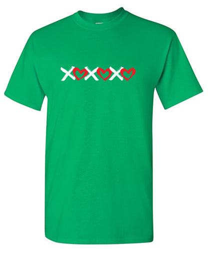 XOXOXO Hearts Valentine Day Tee