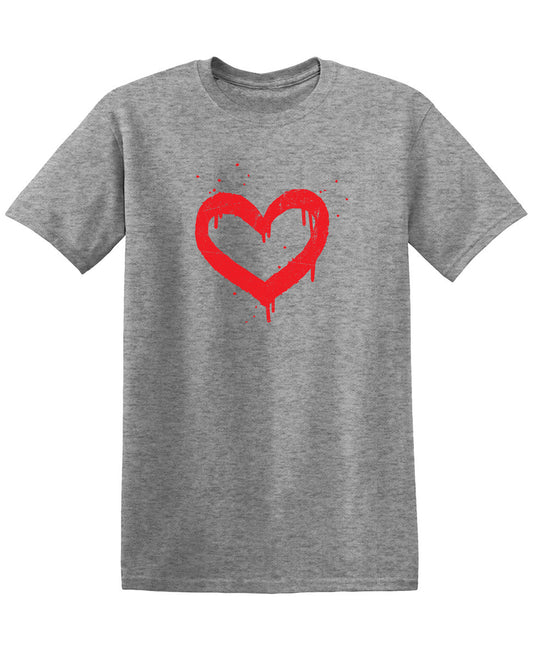 Heart Painted Valentine Day Tee