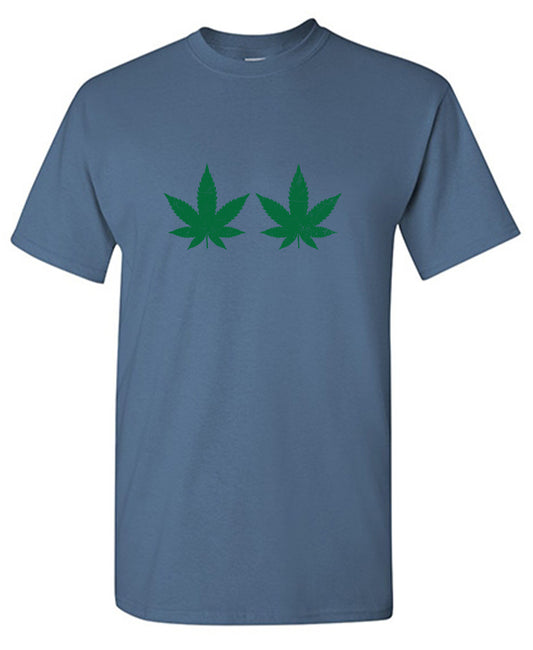 Leaf Boobs Mens Tee