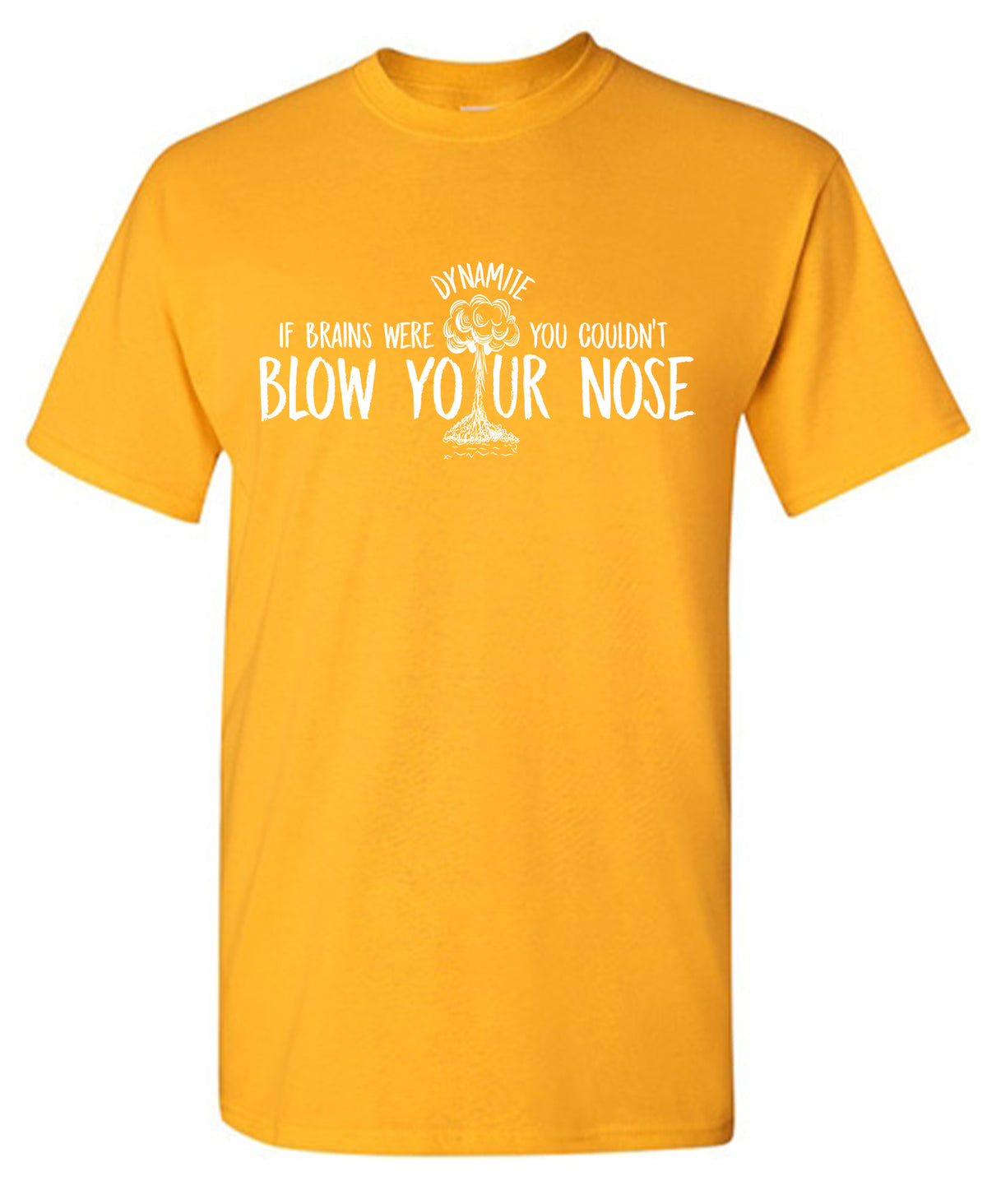 If Brains were Dynamite, You couldnâ€™t Blow your Nose Funny T Shirt