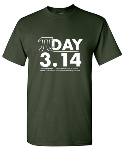Pi Day 3.14 Numbers - Roadkill T Shirts