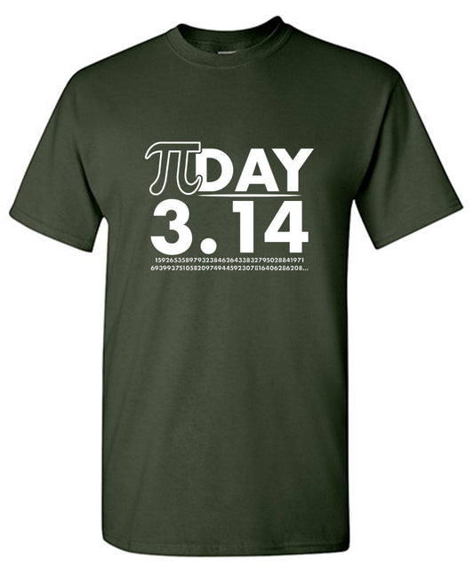 Pi Day 3.14 Numbers - Roadkill T Shirts