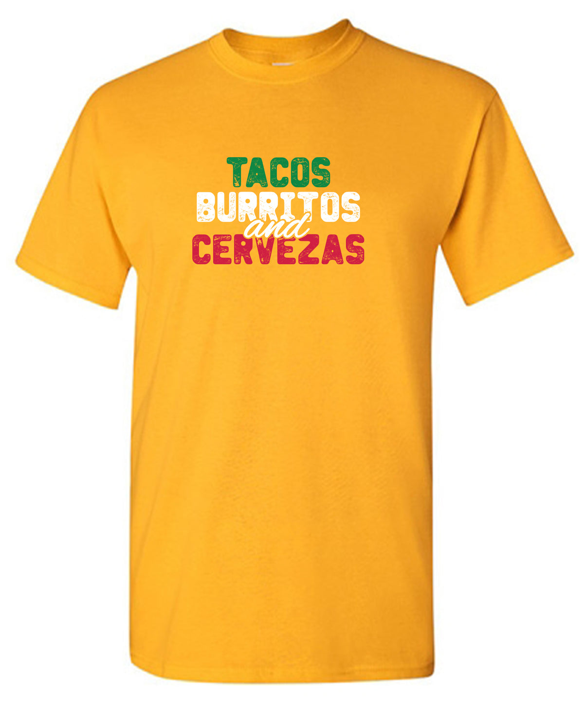 Tacos Burritos and Cervezas Funny Tee