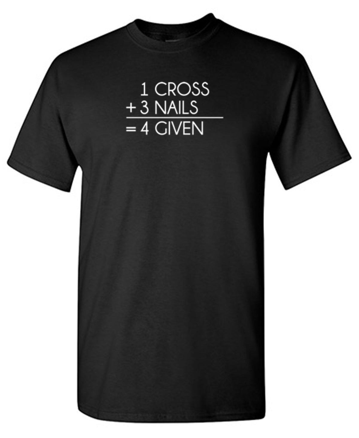 1 Cross 3 Nails 4 Given T-Shirt