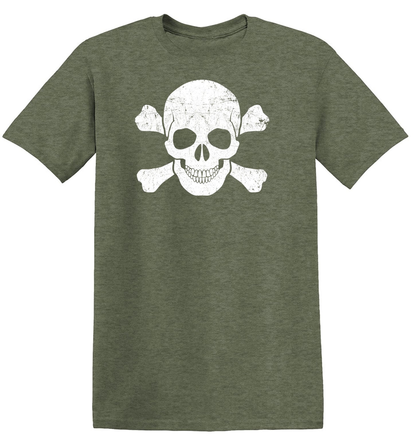 Skull and Bones Smile Mens Tee