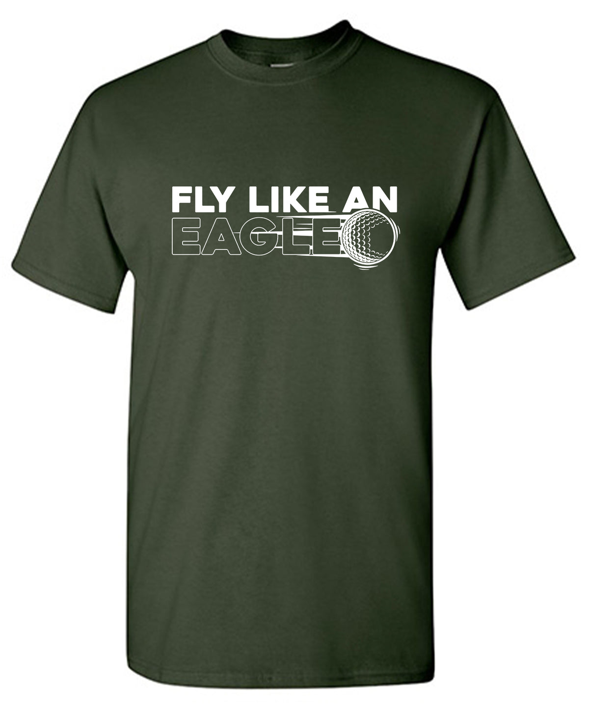 Fly Like an Eagle, Golfer Tees for Men T-Shirt