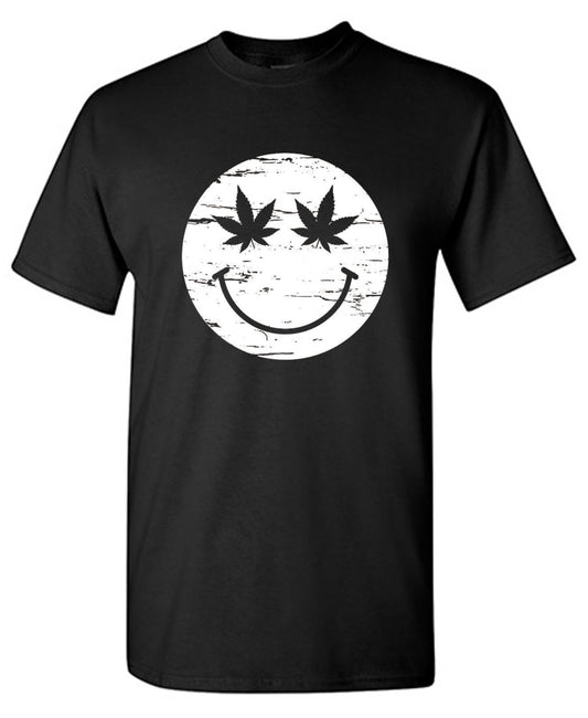 Weed Smile Face - Roadkill T Shirts