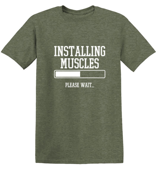Installing Muscles Please Wait.. T-Shirt