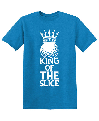 King of The Slice, Golfer T Shirt for Men T-Shirt
