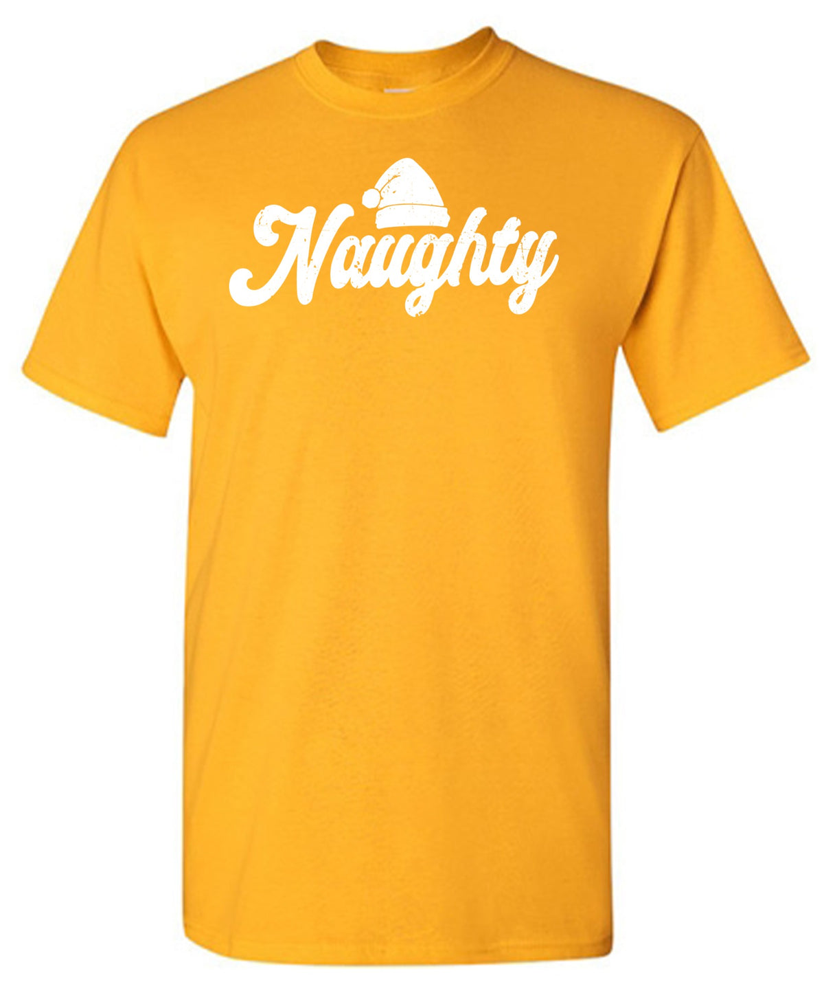 Naught, Mens Christmas T Shirt