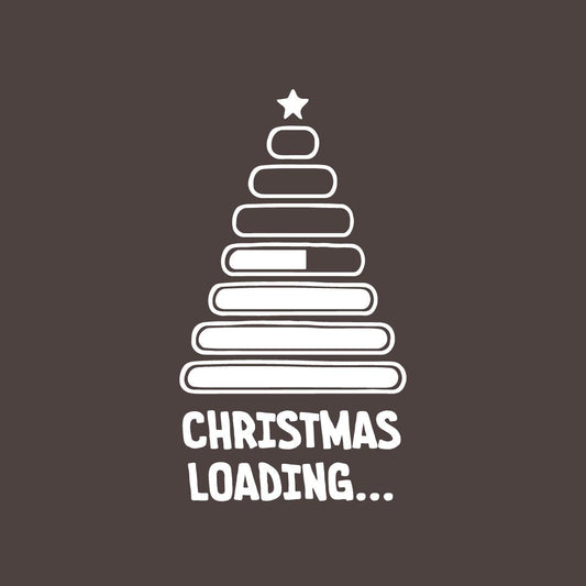 Funny T-Shirts design "Christmas Loading… Funny Christmas Quotes"