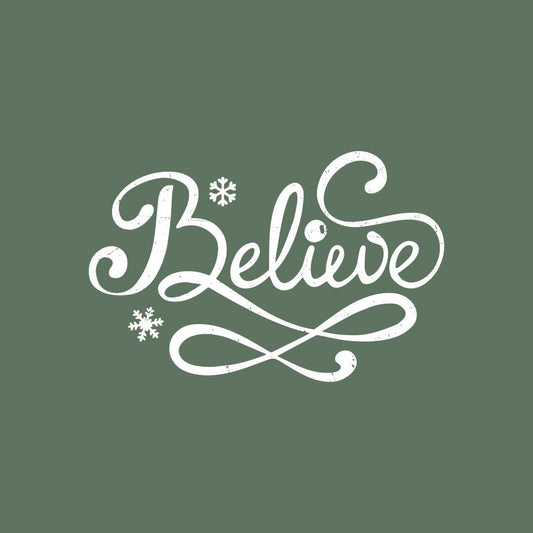 Funny T-Shirts design "Believe Christmas Trendy T Shirt"